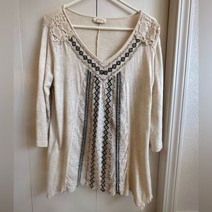 🖤STYLE & CO BOHO BLOUSE🤍